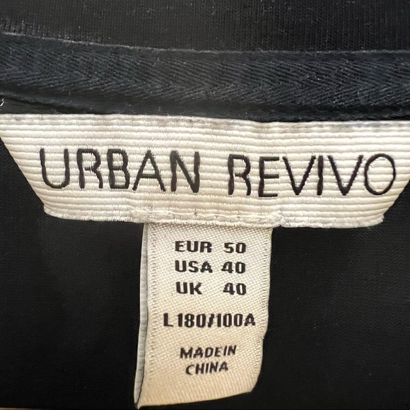 Urban Revivo Navy T-shirt Men - Picture 2 of 7